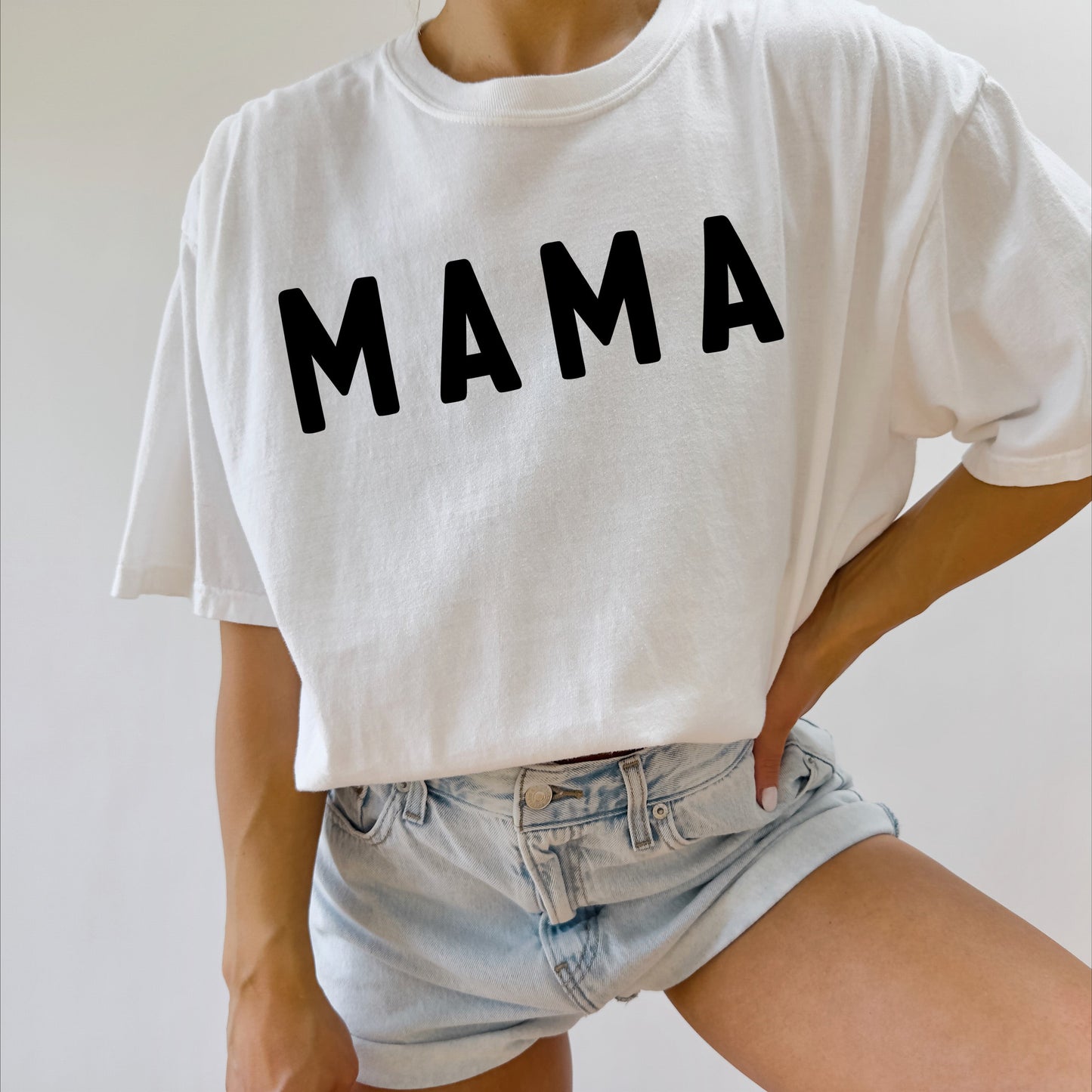 Mama Graphic Tee — Sports Mom Statement Shirt