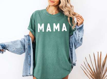 Mama Graphic Tee — Sports Mom Statement Shirt
