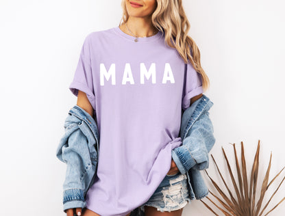 Mama Graphic Tee — Sports Mom Statement Shirt