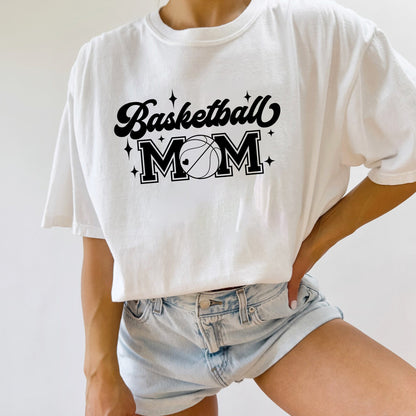 Basketball Mom T-Shirt -- Courtside Spirit