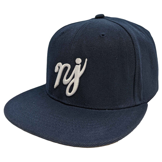 Navy NJ Snapback Hat