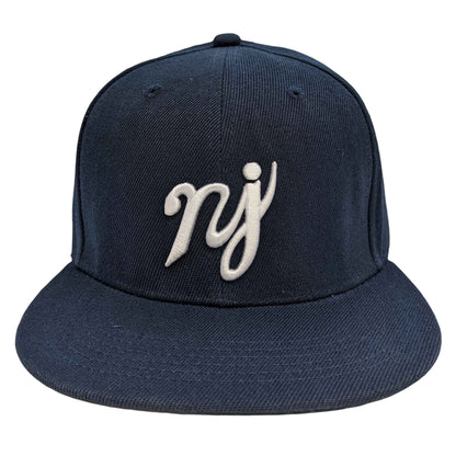 Navy NJ Snapback Hat