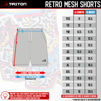 Moonshots -- Mesh Lifestyle Baseball Shorts