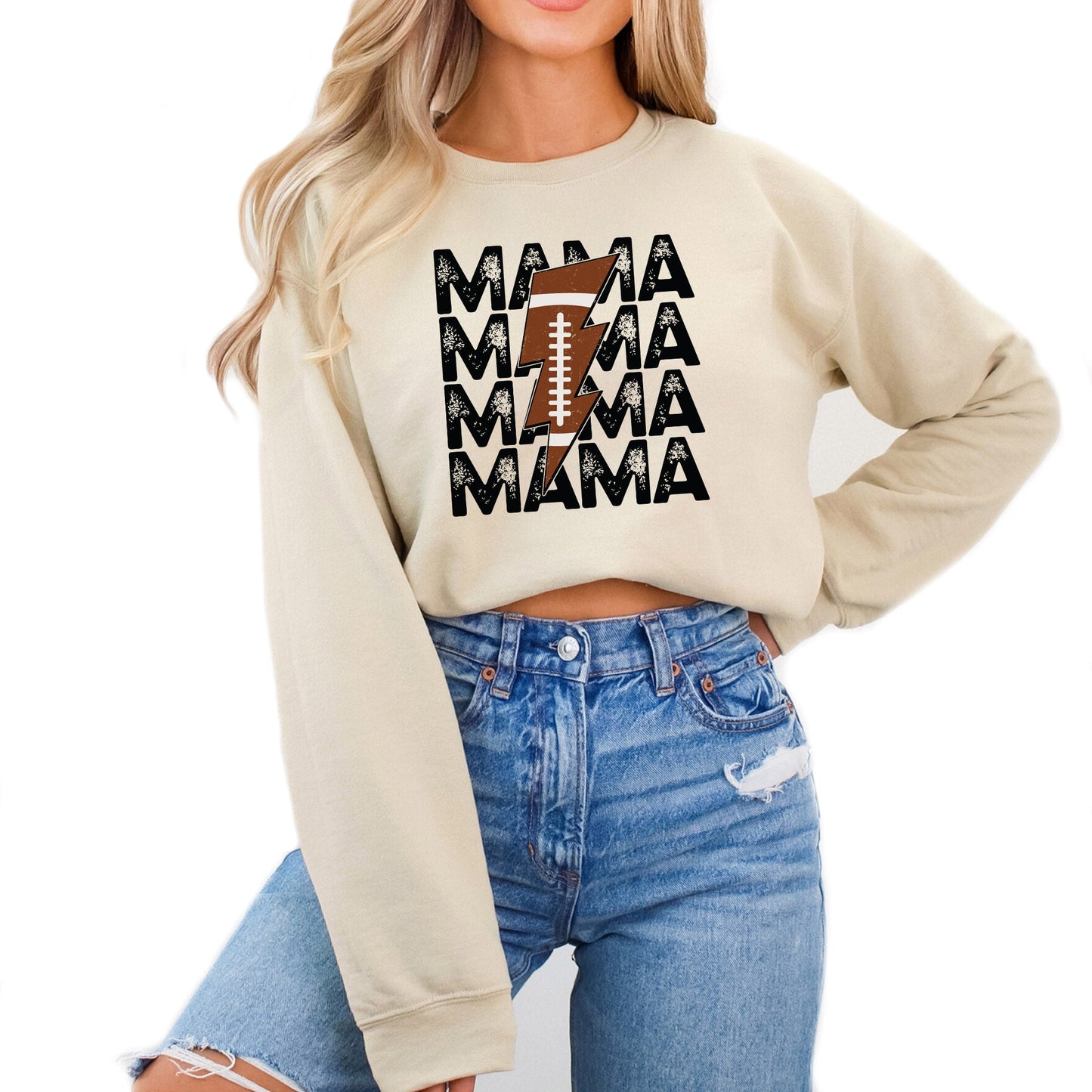 Football Mama — Gameday Graphic Sweatshirt