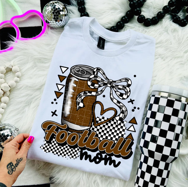 Football Mom Graphic Tee -- Gameday Spirit
