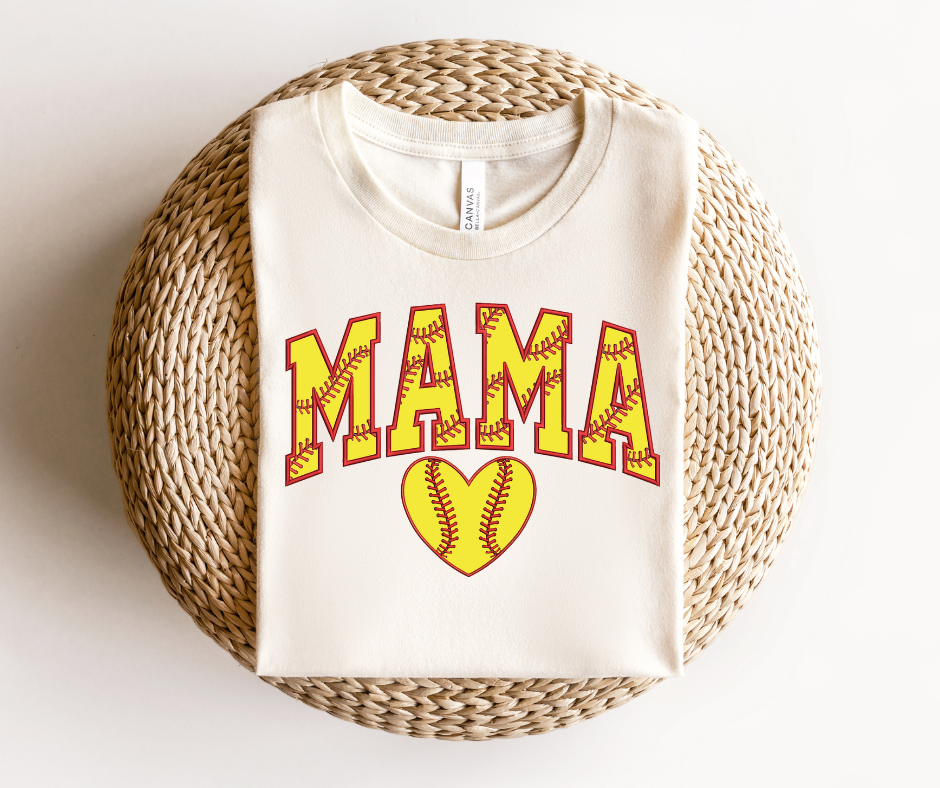 Softball Mama -- Graphic Tee or Sweatshirt