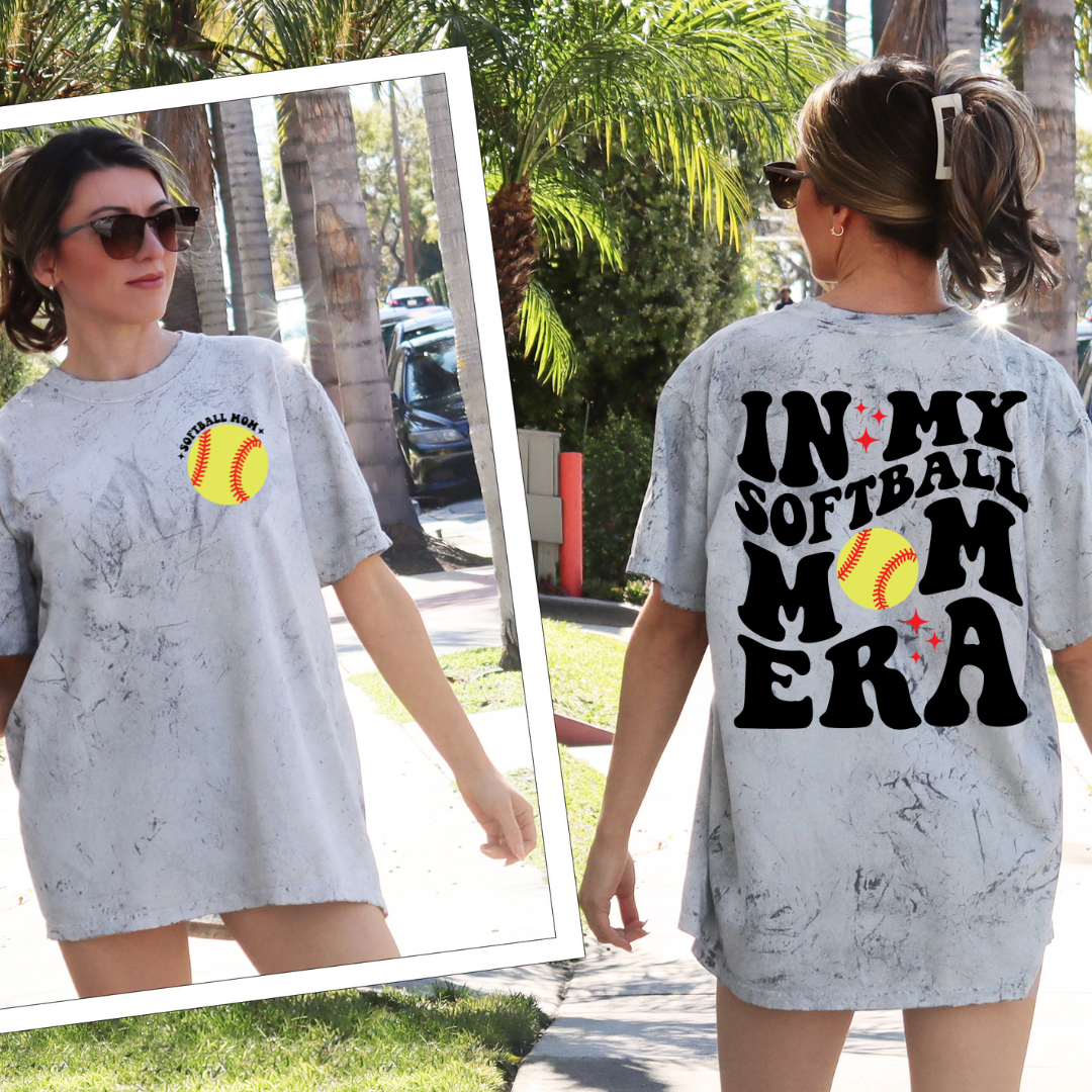 In My Softball Mom Era -- Graphic Tee or Sweatshirt