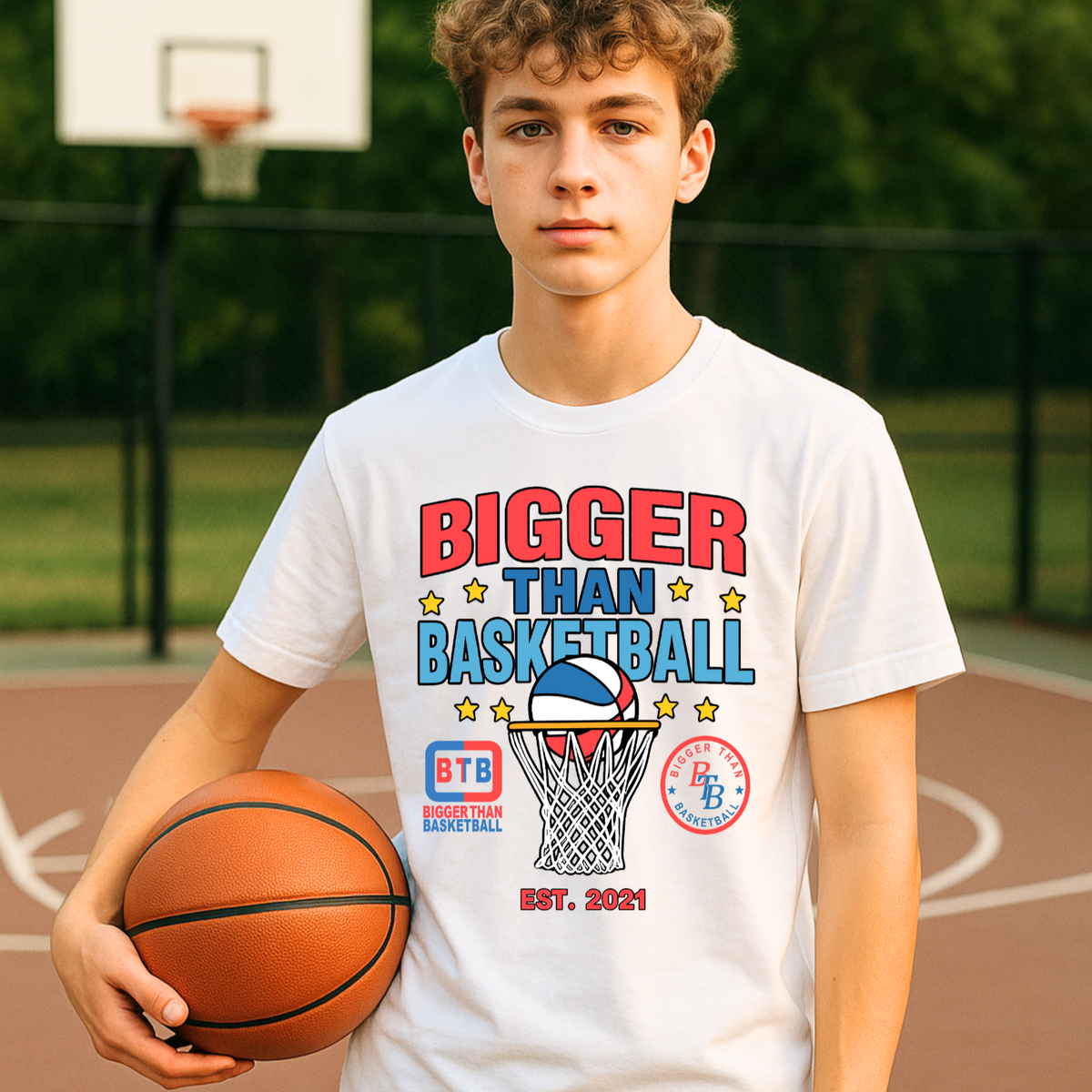 All-Star -- Basketball Tee | White