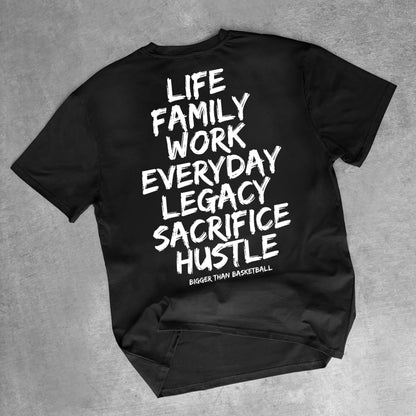 Basketball Is Life -- Graphic Tee | Black