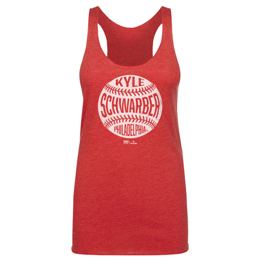 Kyle Schwarber Phillies Vintage Baseball Fan Tank — Philadelphia Baseball Tee