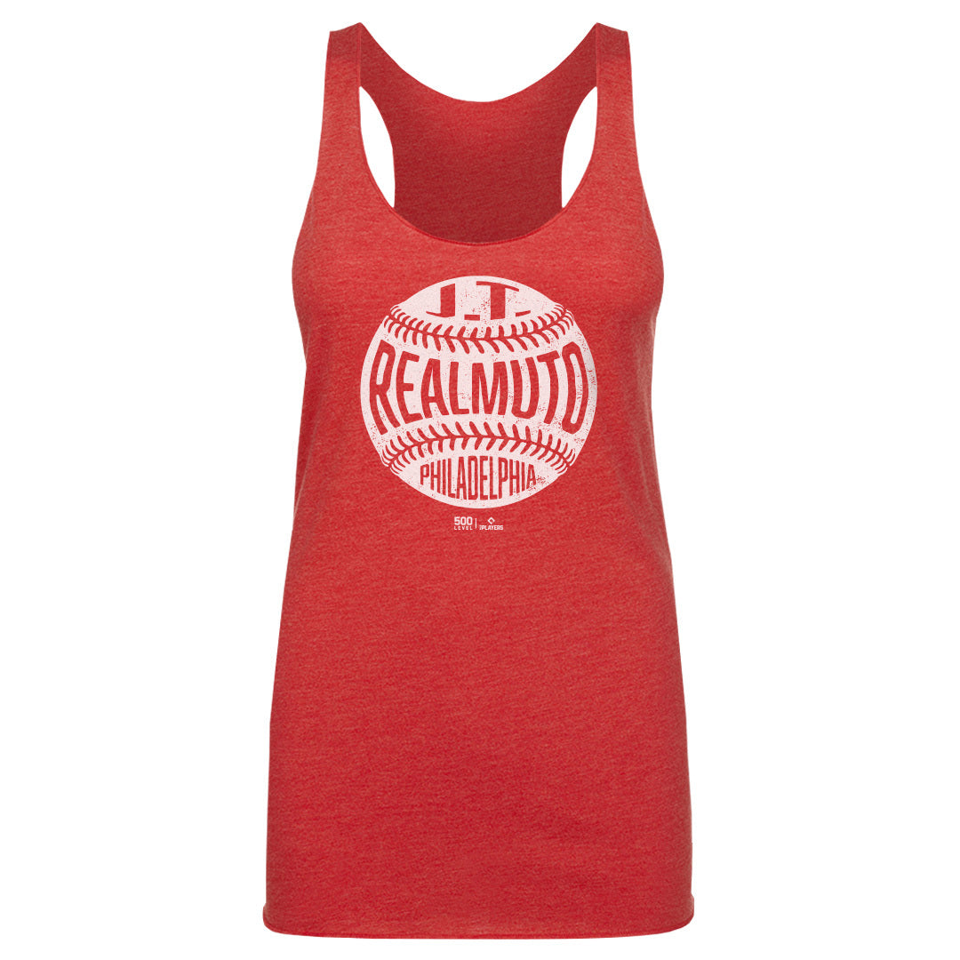 J.T. Realmuto Phillies Vintage Baseball Fan Tank — Philadelphia Baseball Tee