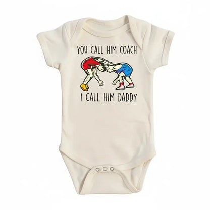 Wrestling Newborn Baby Onesie® Bodysuit