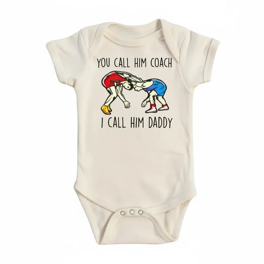 Wrestling Newborn Baby Onesie® Bodysuit