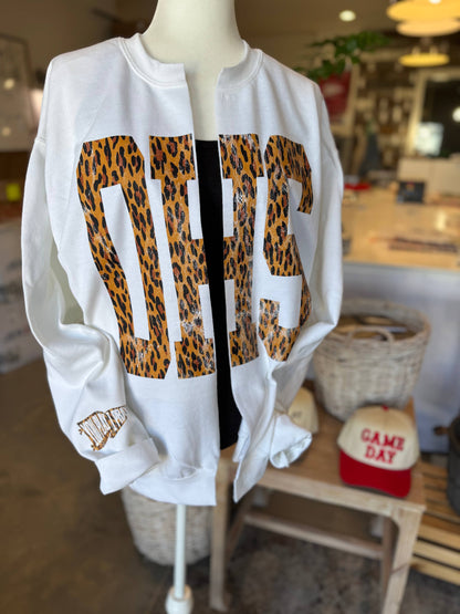 Florence Flashes #1 Fan Gameday Cardigan Sweatshirt, Custom Football Mom Crewneck