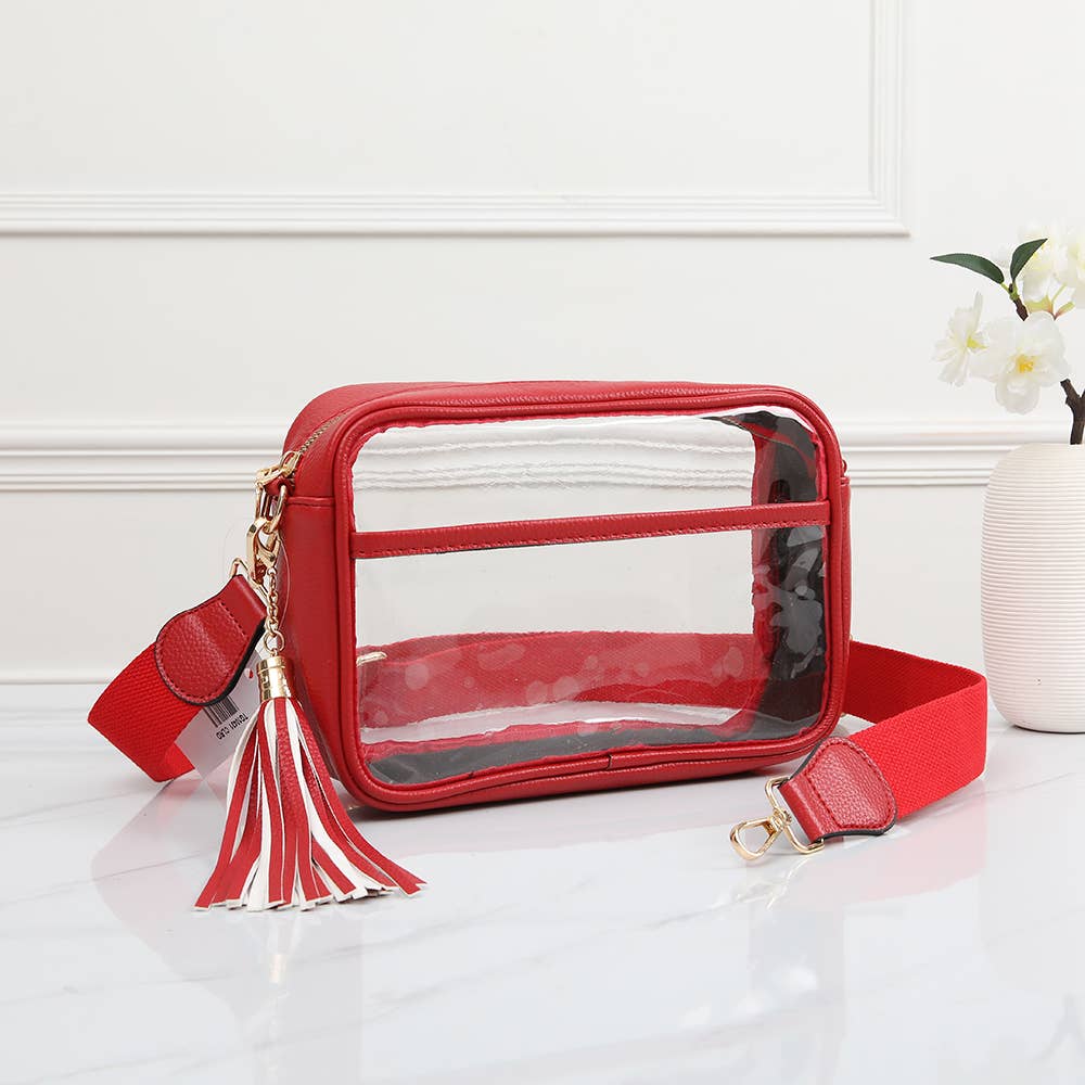 Game Day Stadium Rectangle Clear Bag