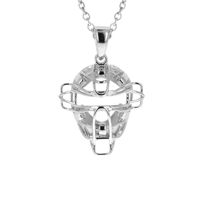 Baseball Catchers Mask Necklace