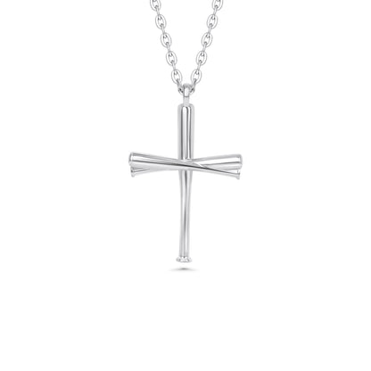 Original Baseball Bat Cross Necklace