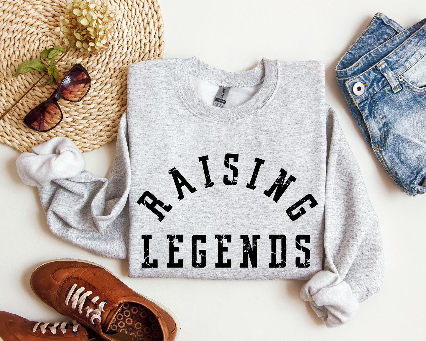 Raising Legends -- Sports Mom and Coach Sweatshirt