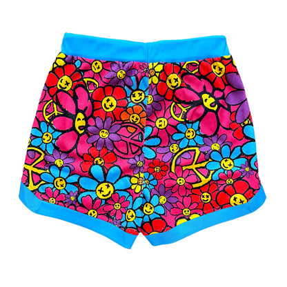 5" Inseam Shorts - Peace and Petals Collection