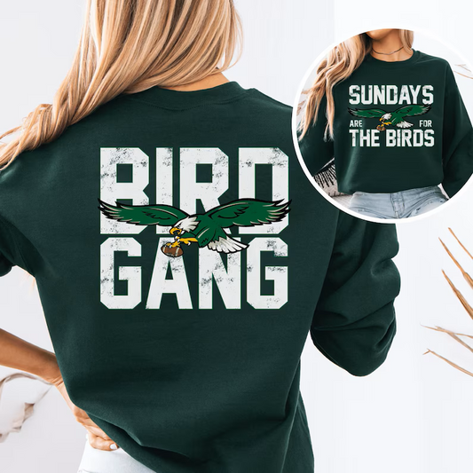 Vintage Philadelphia Eagles Crewneck Sweatshirt -- Bird Gang Fan Gear
