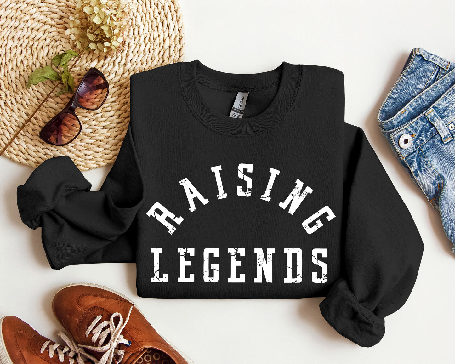 Raising Legends -- Sports Mom and Coach Sweatshirt