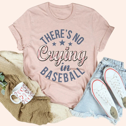 There's No Crying in Baseball Graphic Tee, view 4