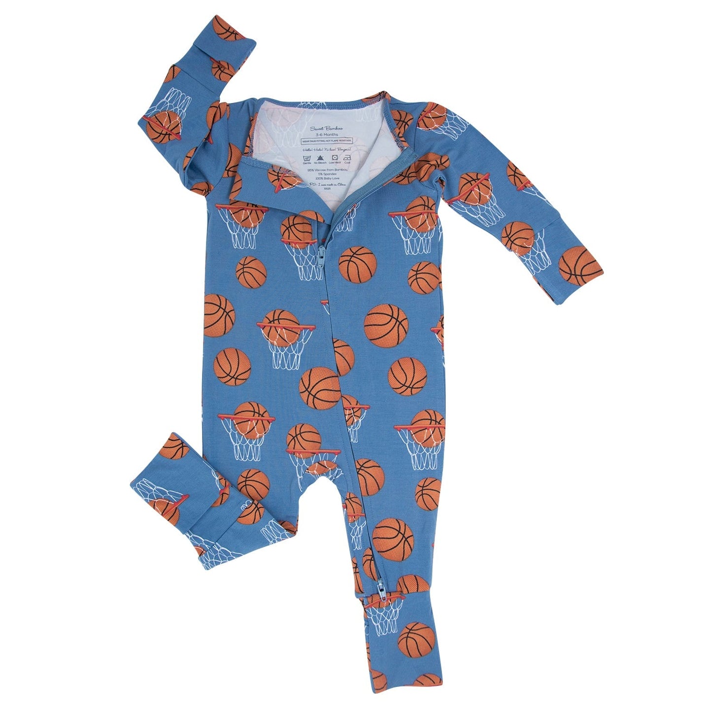 Basketball Convertible Romper for Baby