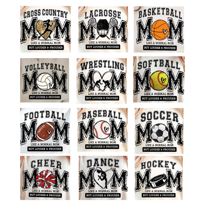 Louder and Prouder Mom Crew Sweatshirt - MULTIPLE SPORTS