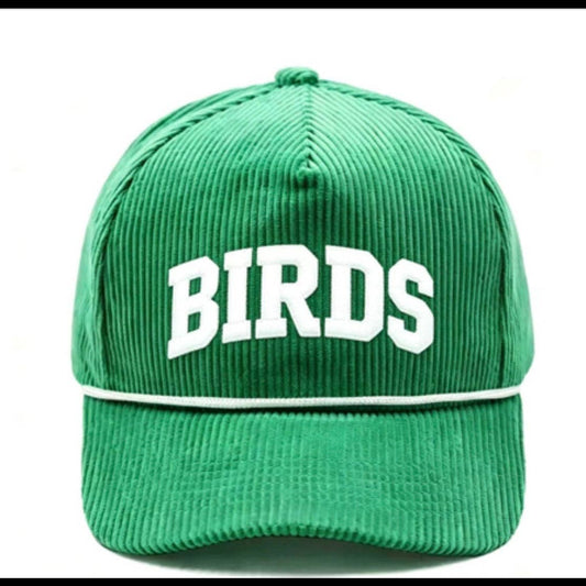 Birds Vintage Style Corduroy Hat