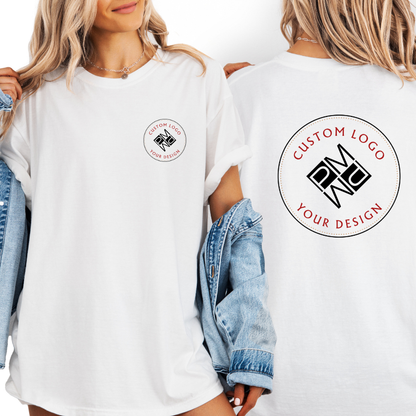 Custom Logo T Shirt | Comfort Colors Garment-Dyed Unisex Tee