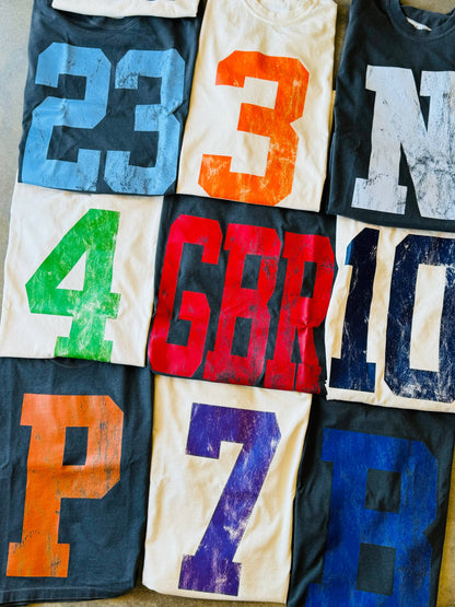 Custom #1 Fan™ T-Shirt | Baseball | Graphic Tee | Sports Mom - detail view | Bleacher Babe