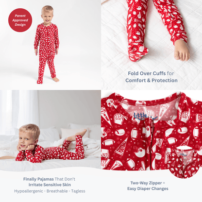 Baseball Bamboo Footie Pajamas for Baby