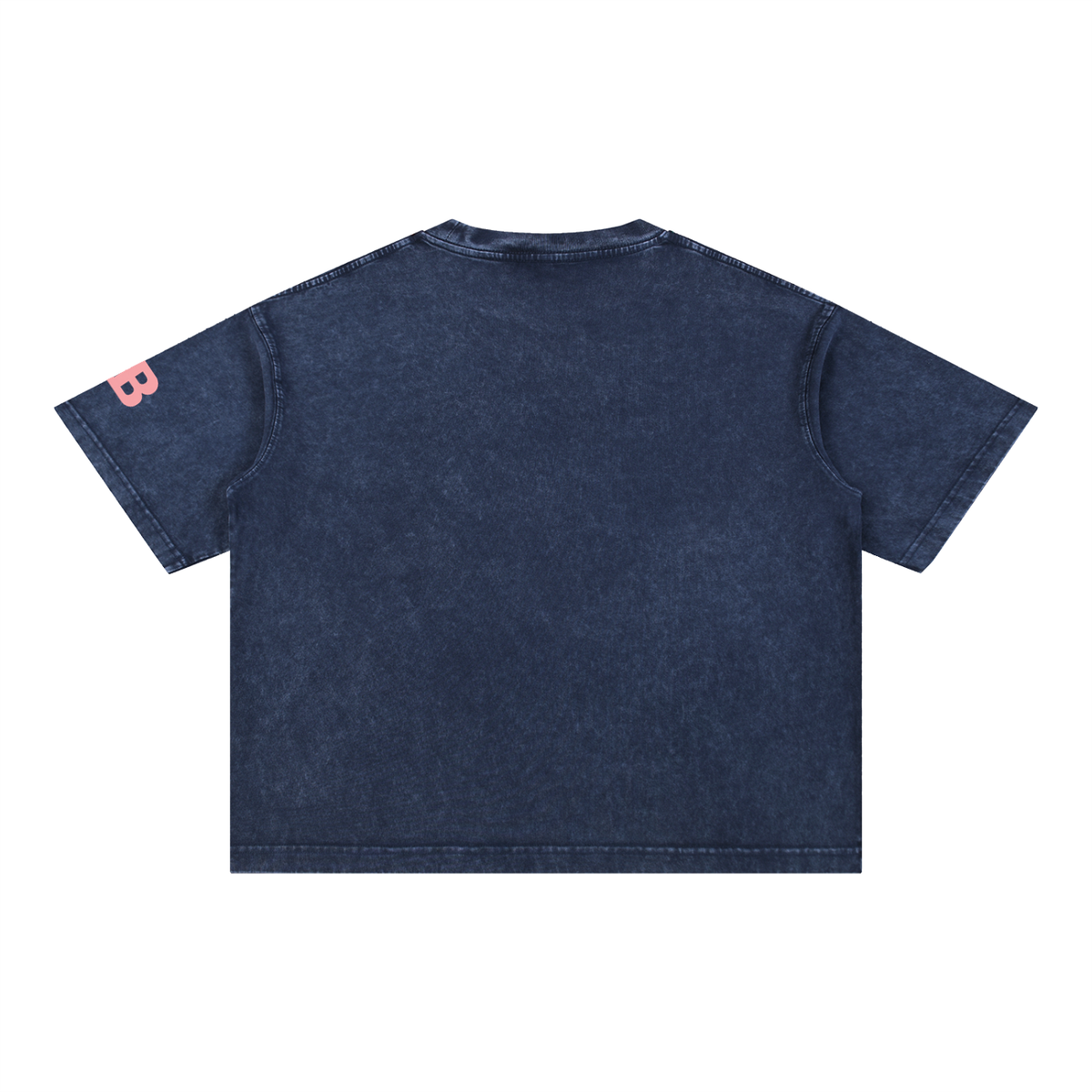 Royal blue Let's Hear It for the Boys football tee by Bleacher Babe, back view