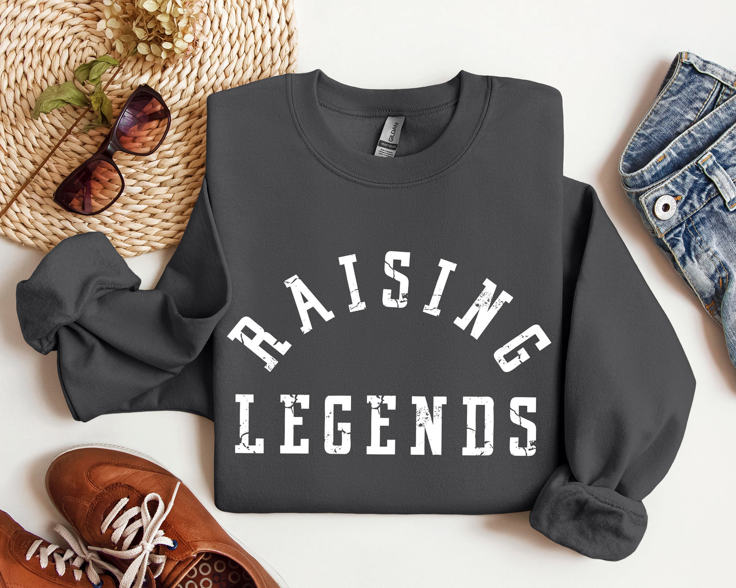 Raising Legends -- Sports Mom and Coach Sweatshirt