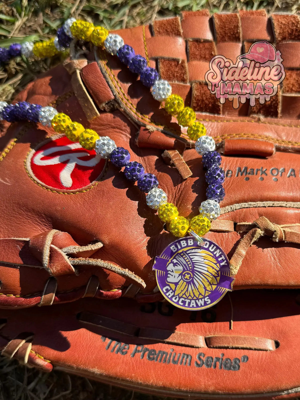 Custom Logo Necklace Charm| Team Logo Charm| Beaded Necklace