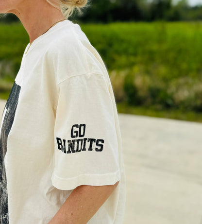 Custom #1 Fan™ T-Shirt | Baseball | Graphic Tee | Sports Mom - detail view | Bleacher Babe