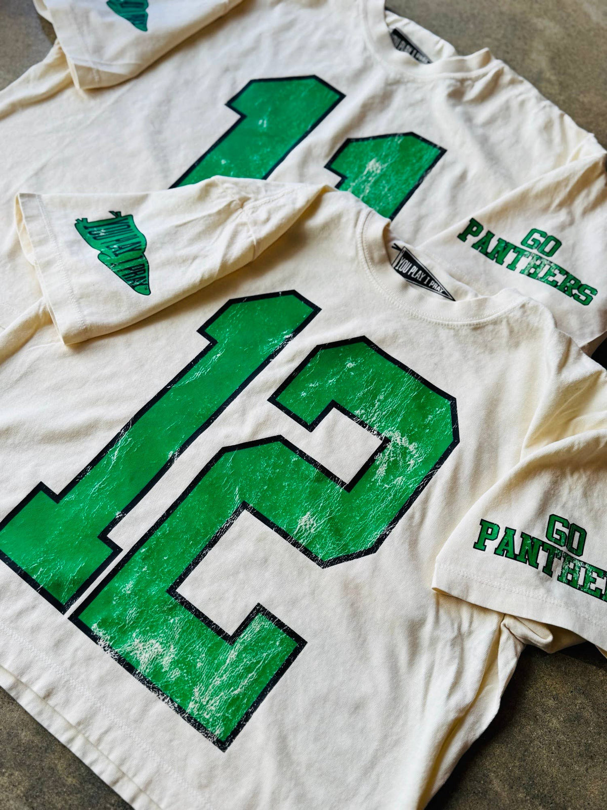 Custom #1 Fan™ T-Shirt | Baseball | Graphic Tee | Sports Mom - detail view | Bleacher Babe