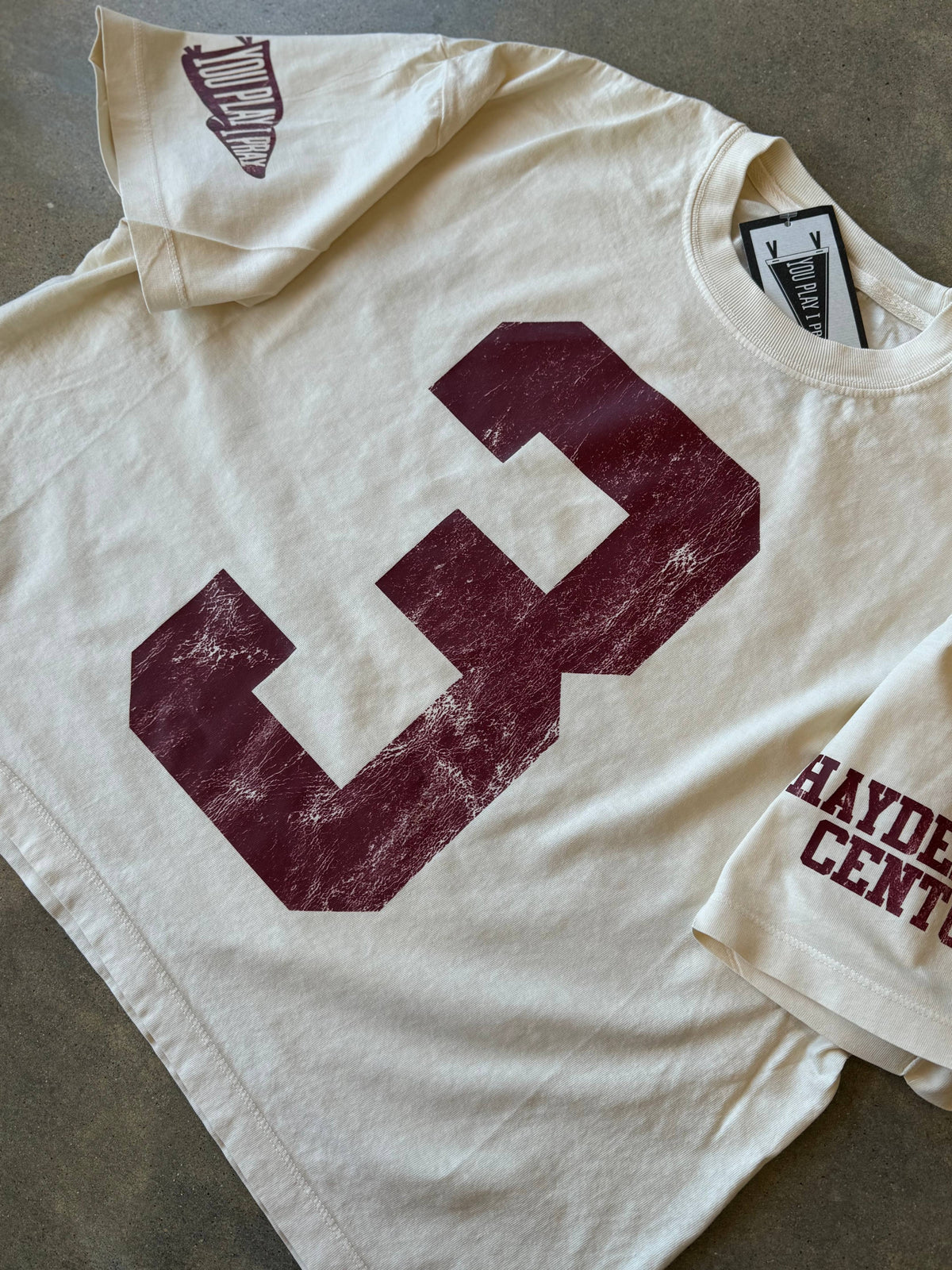Custom #1 Fan™ T-Shirt | Baseball | Graphic Tee | Sports Mom - detail view | Bleacher Babe