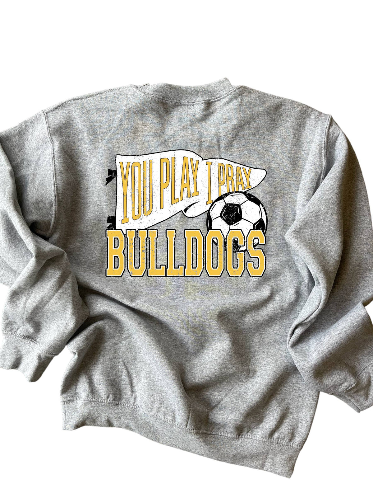 Florence NJ Custom Soccer Crewneck Sweatshirt, White