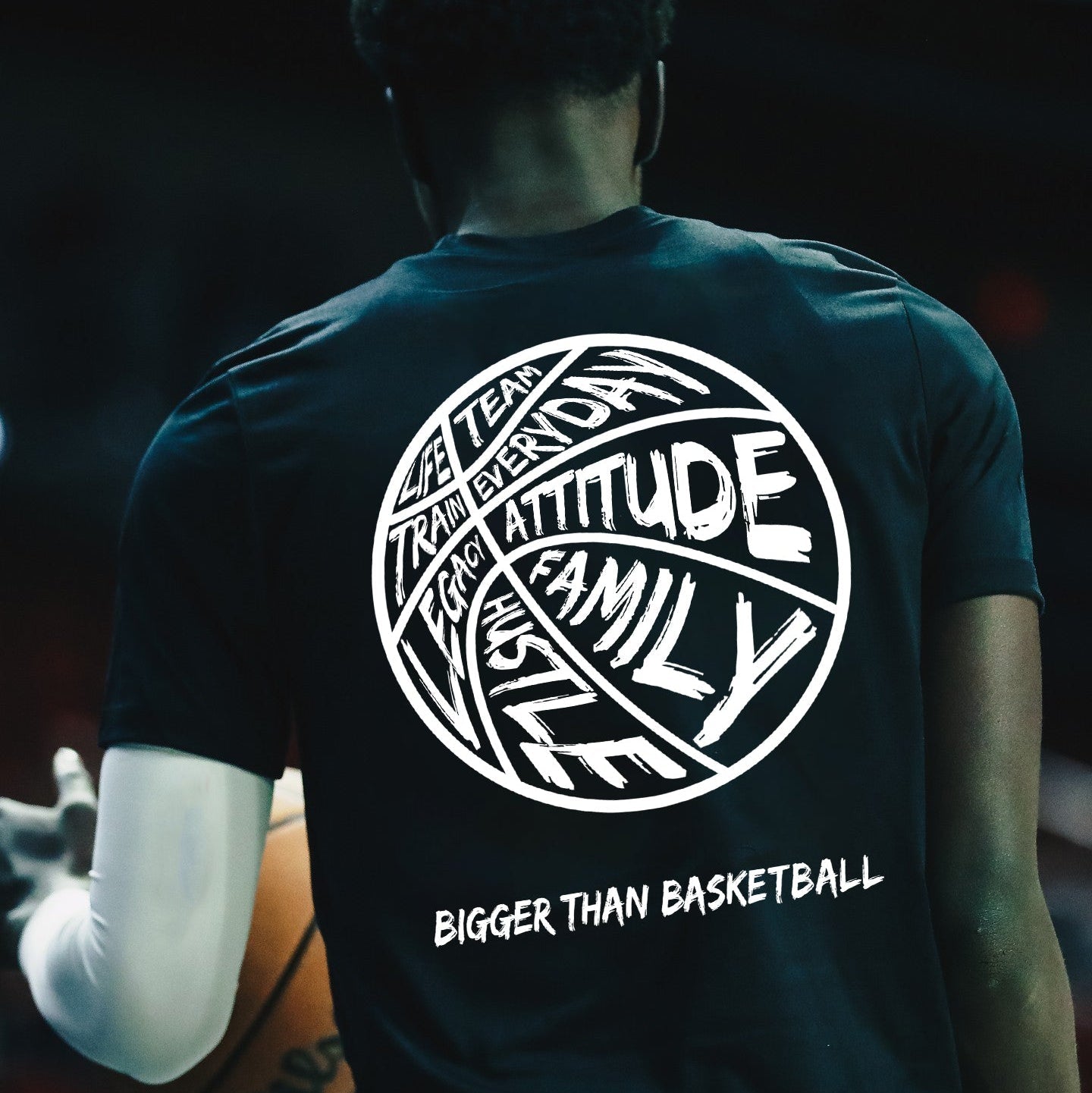Bigger Than Basketball -- Graphic Tee | Black