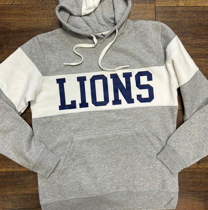 Custom Sports Team Mascot Hooded Varsity Sweatshirt