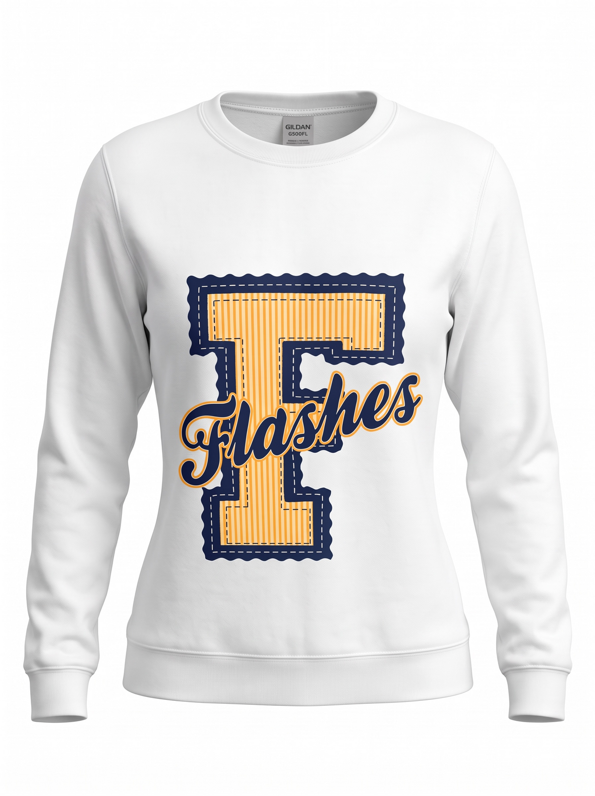 Florence Prepster Letter Crewneck, Florence NJ Varsity Mascot Sweatshirt