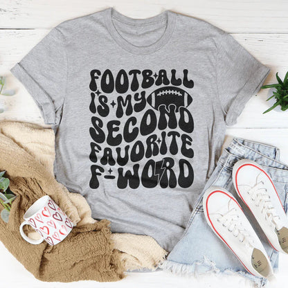 Football Is My Second Favorite F Word Tee, view 2