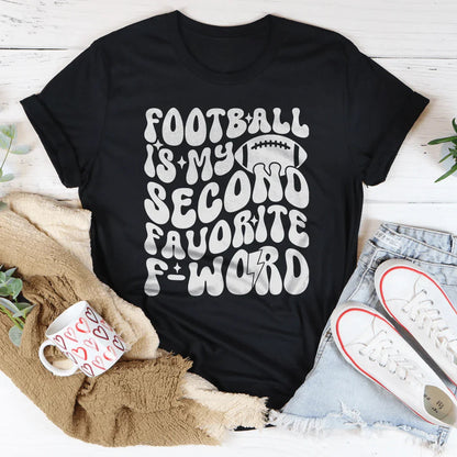 Football Is My Second Favorite F Word Tee, view 4