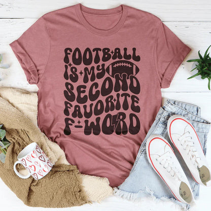 Football Is My Second Favorite F Word Tee, view 3