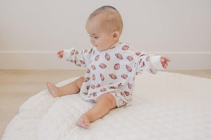 Football Print Bamboo Two-Piece Pajamas for Baby