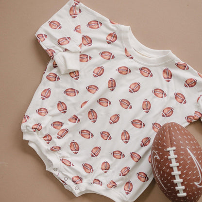Football Print Bamboo Two-Piece Pajamas for Baby