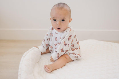 Football Print Bamboo Two-Piece Pajamas for Baby