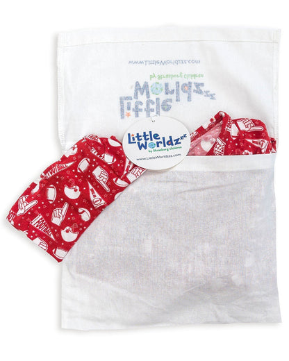 Football Print Bamboo Toddler Pajama Set