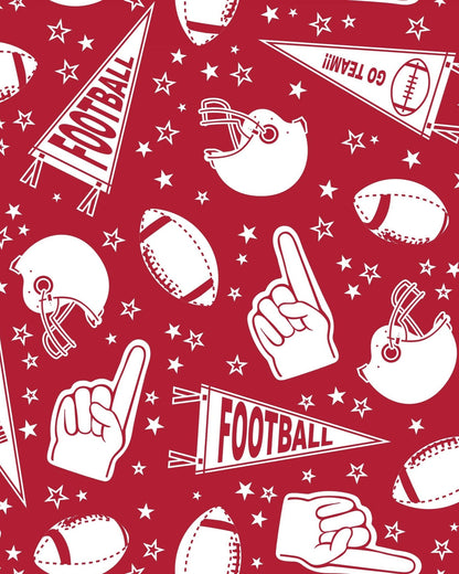 Football Print Bamboo Zippy Romper for Baby